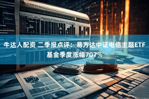 牛达人配资 二季报点评：易方达中证电信主题ETF基金季度涨幅707%